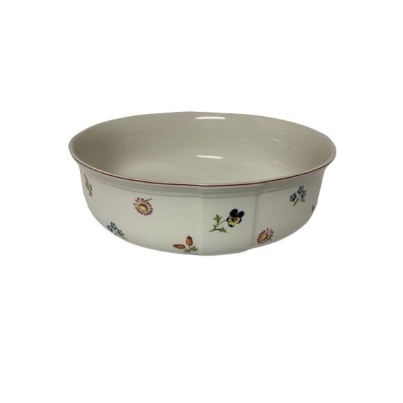 Villeroy & Boch Petite Fleur 9.75" Vitrified Porcelain Serving Bowl Microwave-Sa - Picture 1 of 2